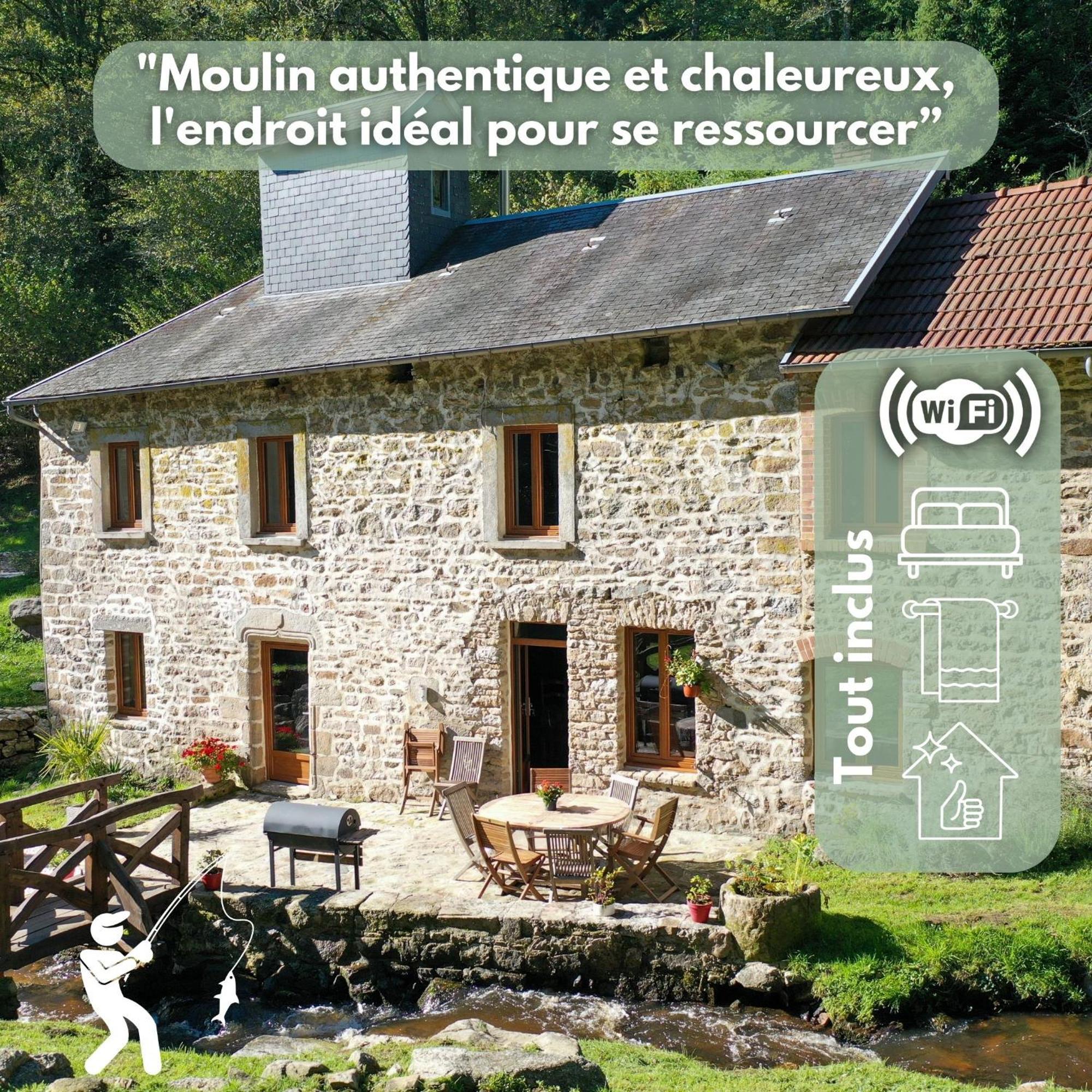 Authentique Moulin Tout Inclus-Moulin De Lavaugarde Thauron Екстер'єр фото